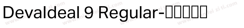DevaIdeal 9 Regular字体转换